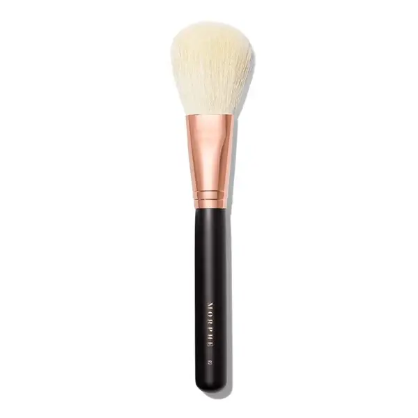 Morphe R7 Rose Gold Large Deluxe Pointed Powder Makeup Brush – View 1